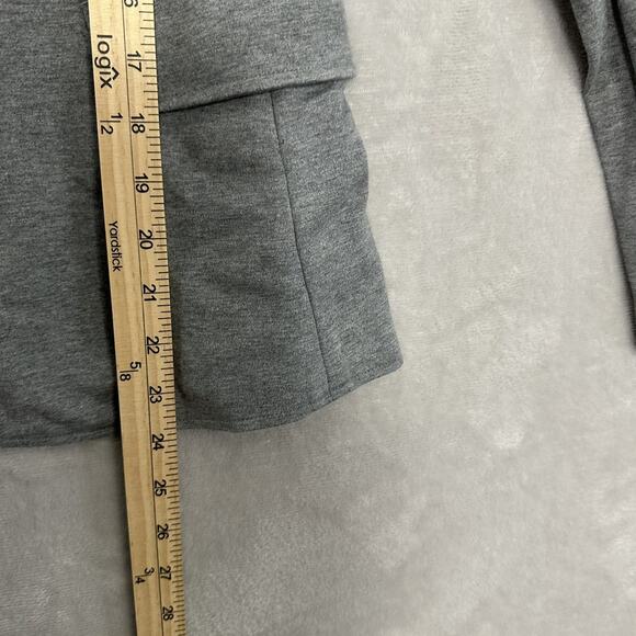 Everlane Women's Blazer XS Gray Organic Cotton Knit Stretch Slim Fit Career - Picture 11 of 14